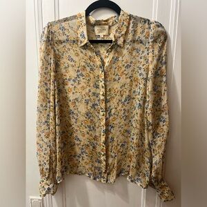 Floral Sezane blouse